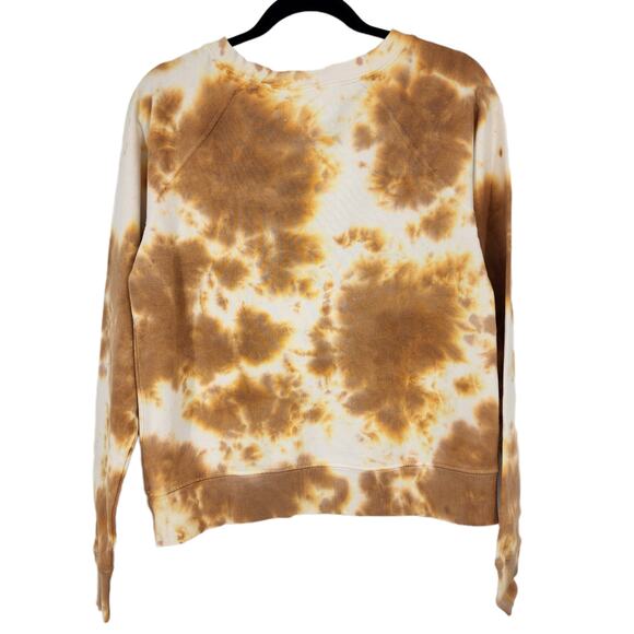 Mate the Label Women's Organic Terry Tie Dye Raglan Pullover Sweatshirt Size XS - Picture 3 of 6